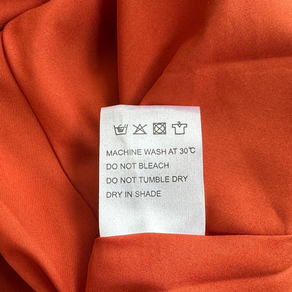Chicwish Rust Faux Wrap Ruffle Dress - Picture 8 of 10